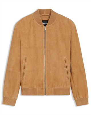 Muller Læder Jakke - Medium Beige